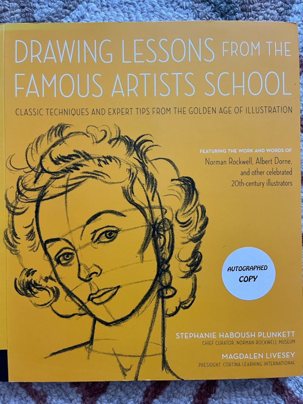 *Autographed* Drawing Lessons from the Famous Artists School paperback book